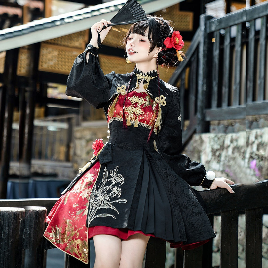 Sweet_Promise_Han_Gothic_Lolita_Cheongsam_Collar_Women's_Polyester_Jsk_/_Jumper_Skirts_842934586765_MISSTT