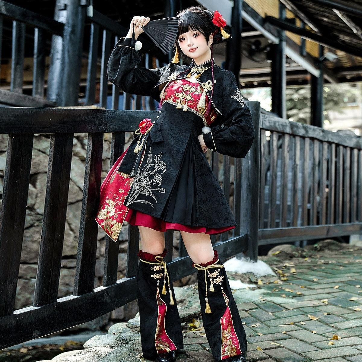 Sweet_Promise_Han_Gothic_Lolita_Cheongsam_Collar_Women's_Polyester_Jsk_/_Jumper_Skirts_842934586765_MISSTT