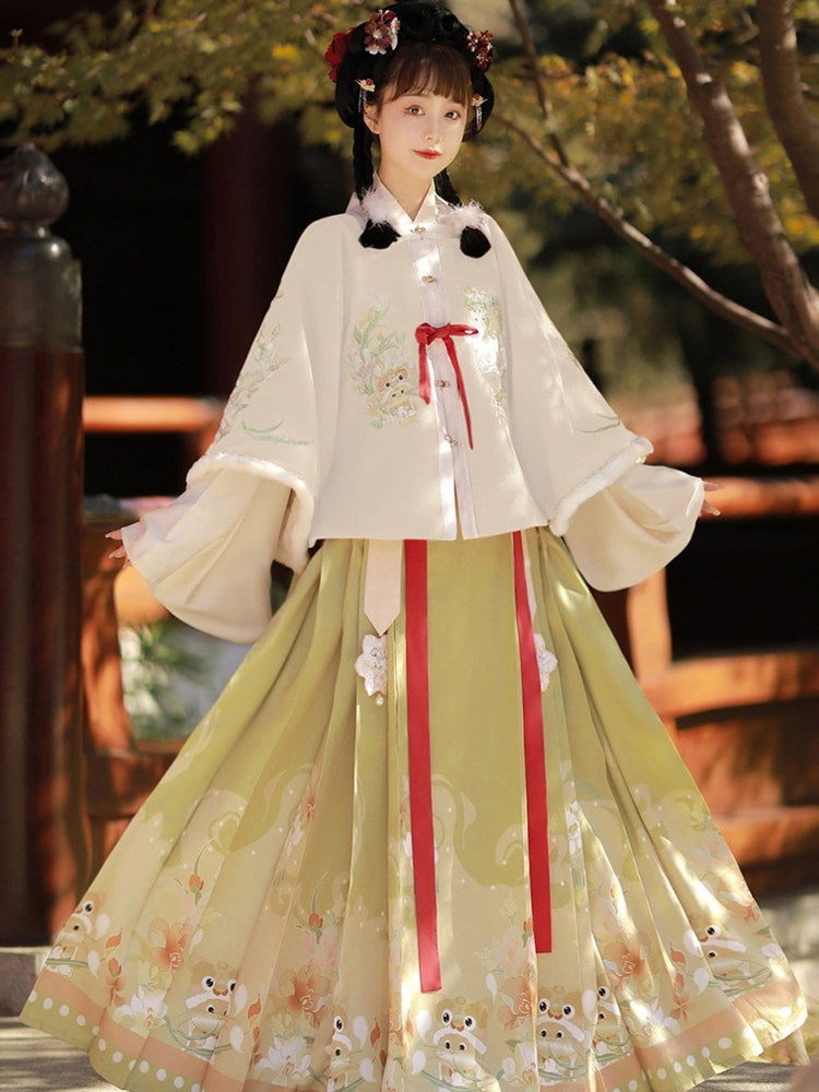 Sweet_Promise_Hanfu_Ming_Square_Collar_Mamian_Women's_Polyester_Fleece_Lined_Skirt_Sets_855970714555_MISSTT