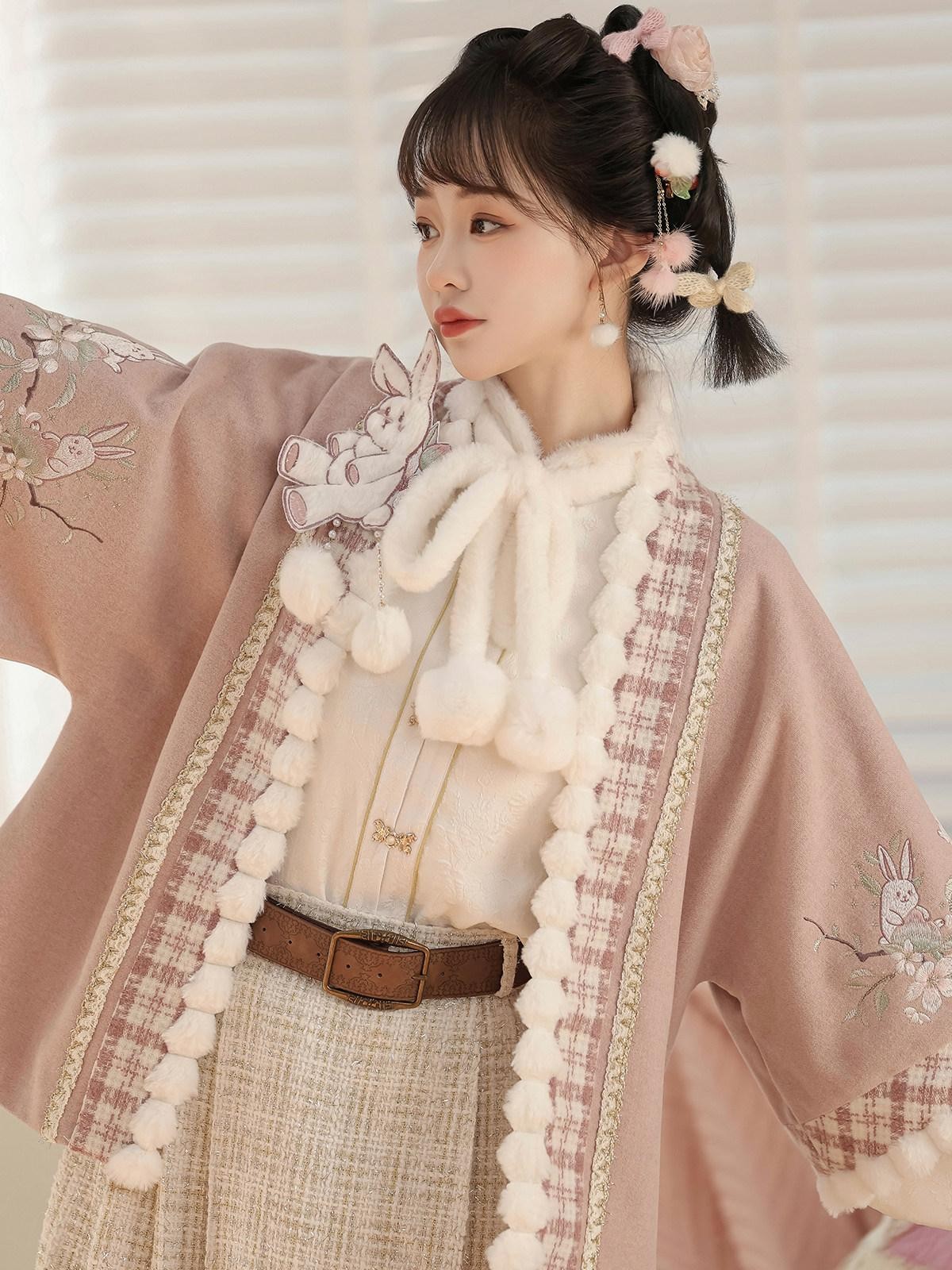 Sweet Promise Lolita Chinese Schoolgirl A Line Stand Collar Women's Skirt Sets