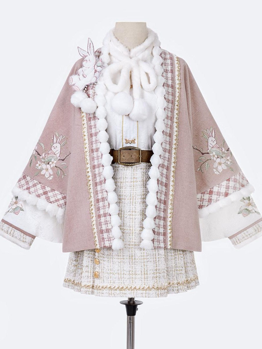 Sweet Promise Lolita Chinese Schoolgirl A Line Stand Collar Women's Skirt Sets