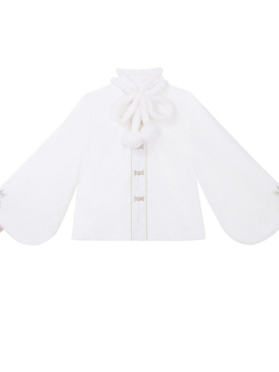 Sweet Promise Lolita Chinese Schoolgirl A Line Stand Collar Women's Skirt Sets