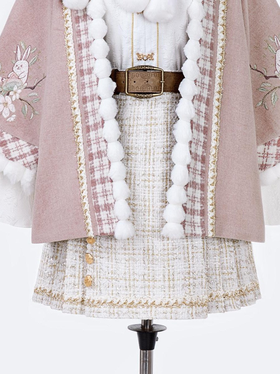 Sweet Promise Lolita Chinese Schoolgirl A Line Stand Collar Women's Skirt Sets