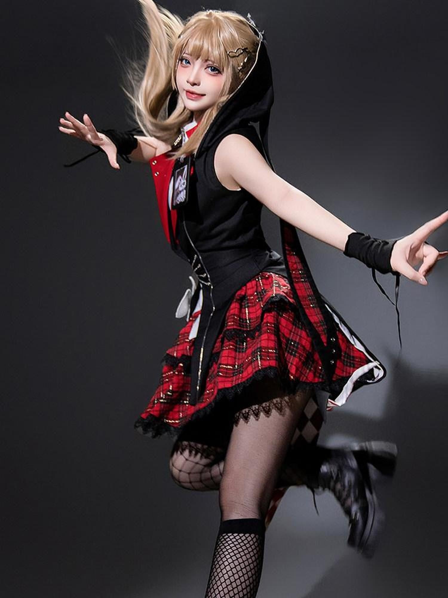 Sweet Promise Lolita Gothic Collared Schoolgirl Women's A Line Jsk / Jumper Skirts