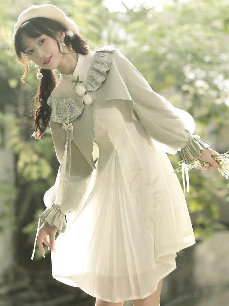 Sweet_Promise_Lolita_Han_Element_Princess_Bow_Tie_Round_Neck_Women's_Polyester_Short_Sleeve_Op_695117463808_MISSTT