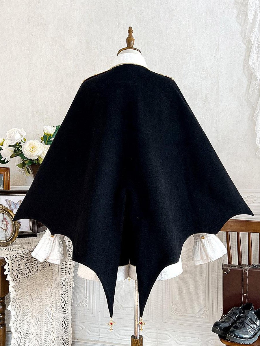 Sweet Promise Lolita Prince Cape Court Boyish Three Piece Women's Full Coordination Sets