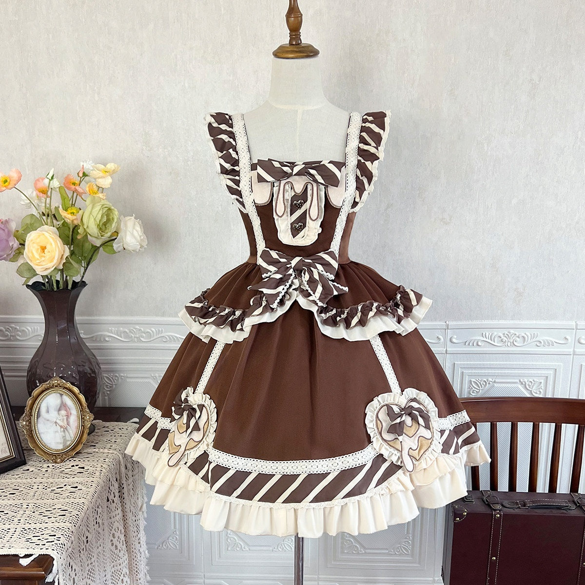Sweet_Promise_Lolita_Princess_High_Waist_Round_Neck_Two_Piece_Women's_Short_Sleeve_Op_735391572957_MISSTT
