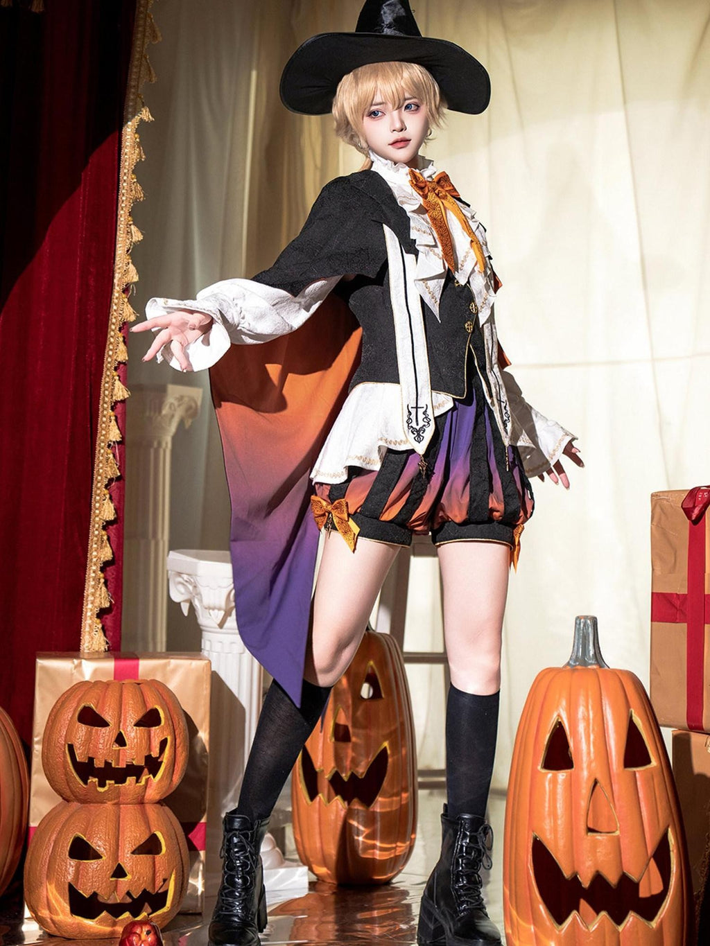 Sweet Promise Magician Lolita Vest Shorts Neutral Women's Full Coordination Sets