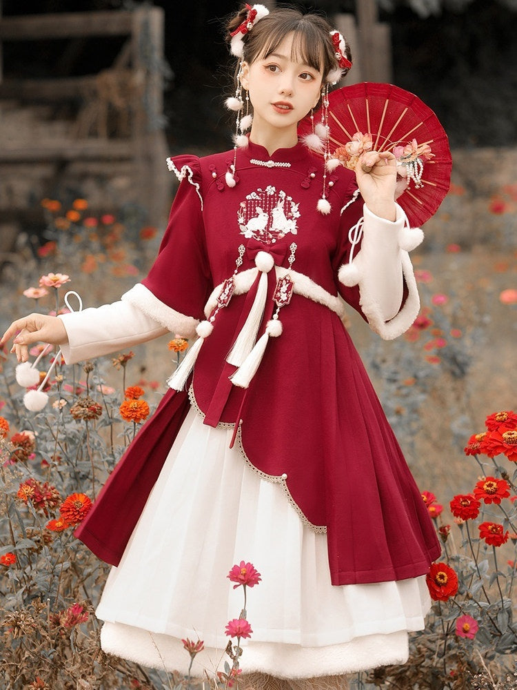 Sweet_Promise_Princess_Embroidered_Hanfu_Lolita_Women's_Polyester_Full_Coordination_Sets_693860429143_MISSTT
