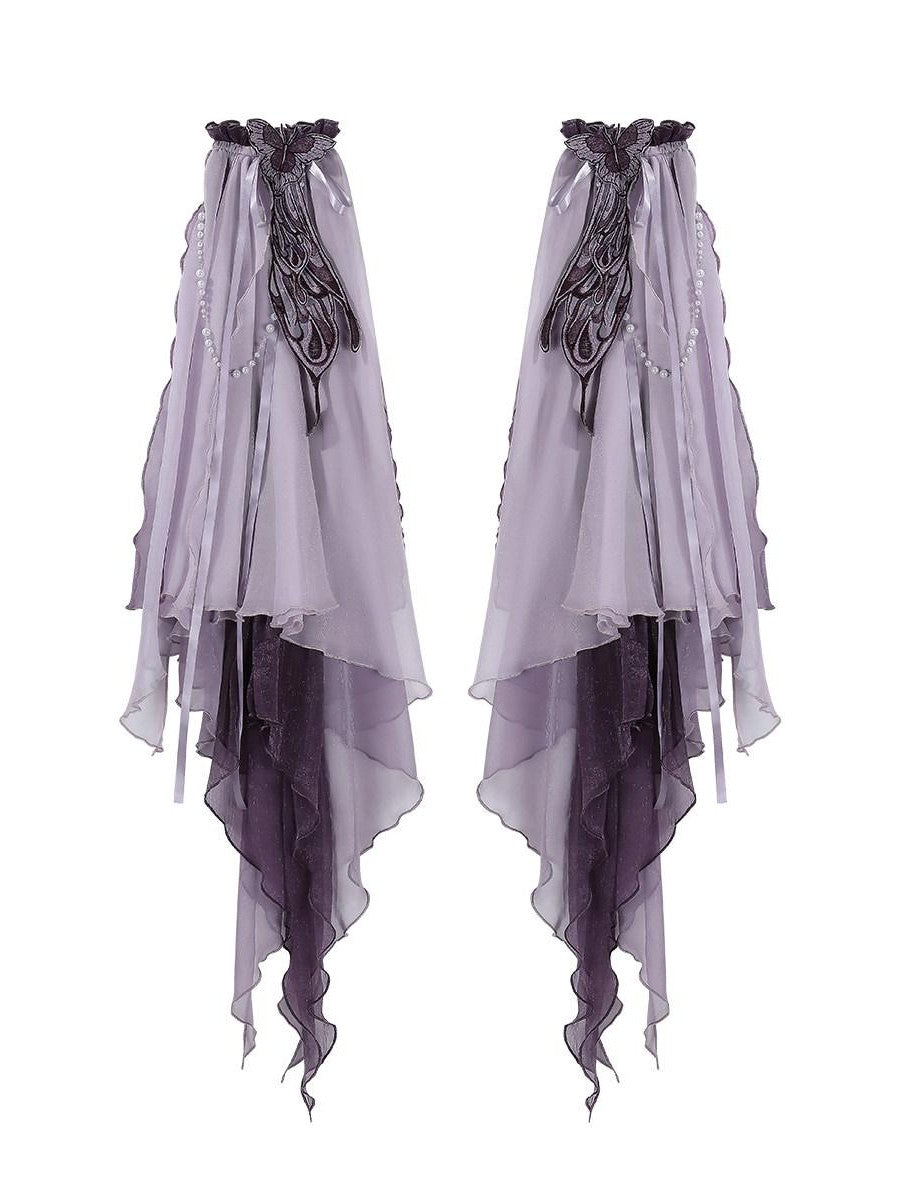 Sweet Promise Purple Chinese Lolita Princess 3 Piece Strap Dress Stand Collar Women's Jsk Sets