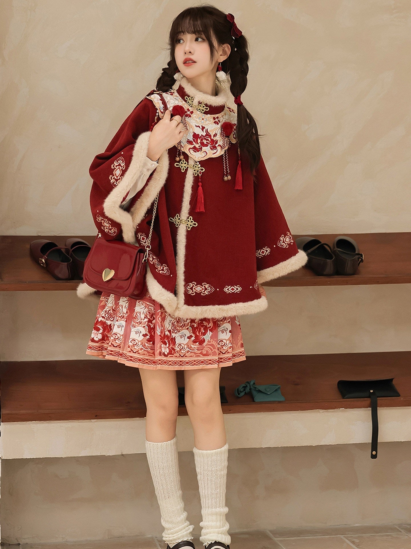 Sweet_Promise_Red_Chinese_Lolita_Cloud_Shoulder_A_Line_Four_Piece_Loose_Fit_Women's_Skirt_Sets_1008869664458_MISSTT