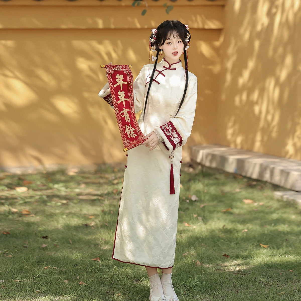 Sweet_Promise_Red_Chinese_Style_Modified_Hanfu_Qipao_Tassel_Vest_Women's_Polyester_Op_Sets_854497161712_MISSTT
