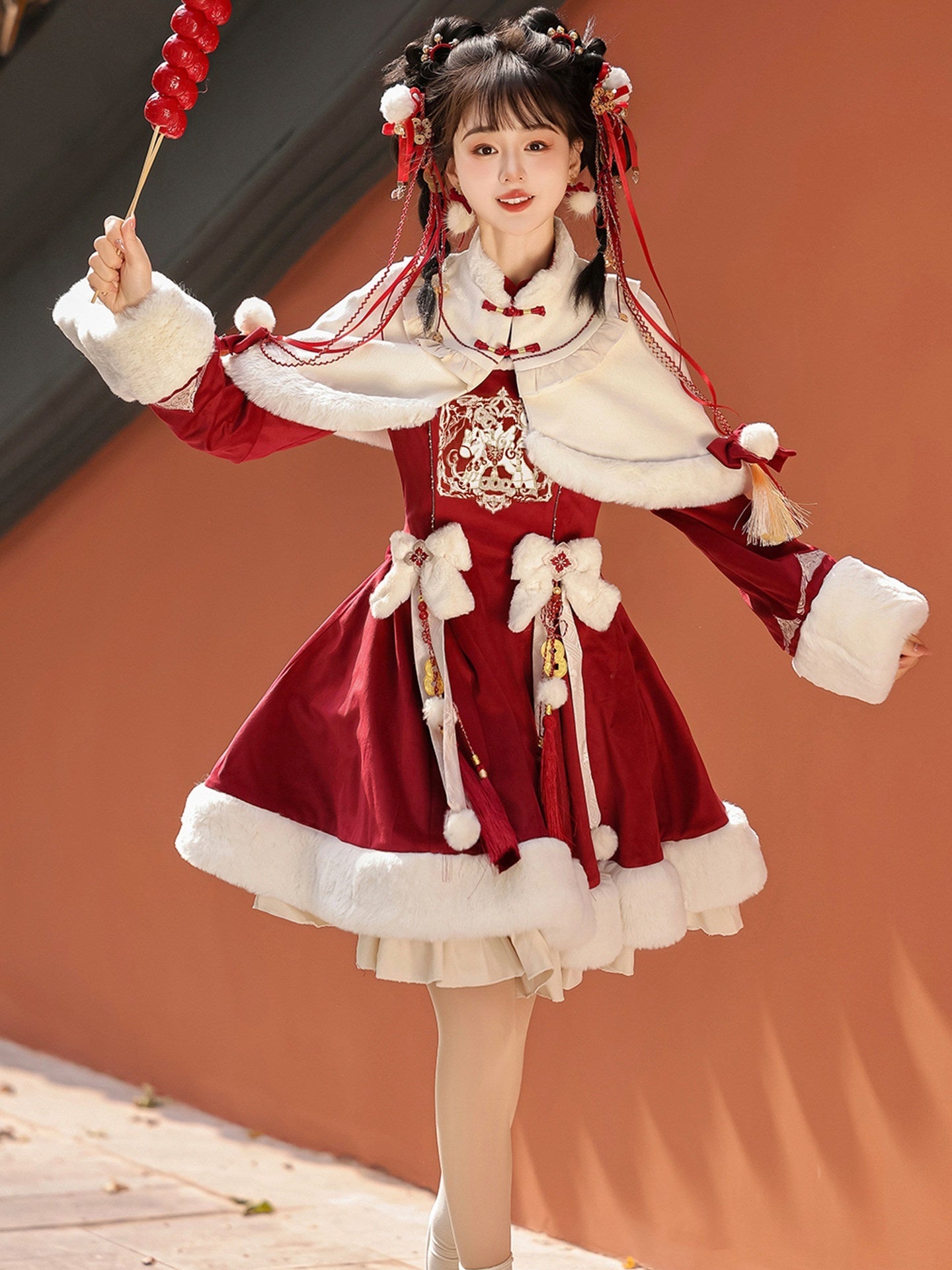 Sweet_Promise_Red_Hanfu_Lolita_Han_Elements_Women's_Polyester_Full_Coordination_Sets_866391132150_MISSTT