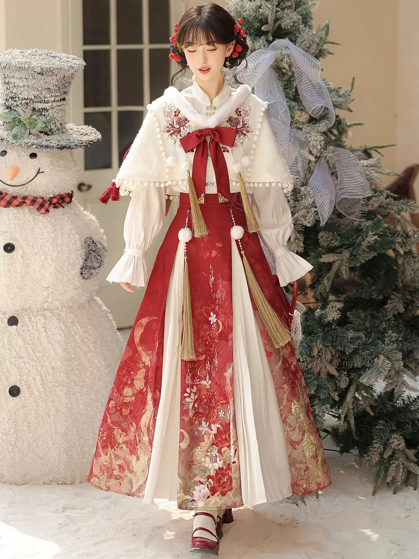 Sweet_Promise_Red_Hanfu_Mamian_Traditional_Chinese_Elements_Women's_Skirt_Sets_988964478810_MISSTT