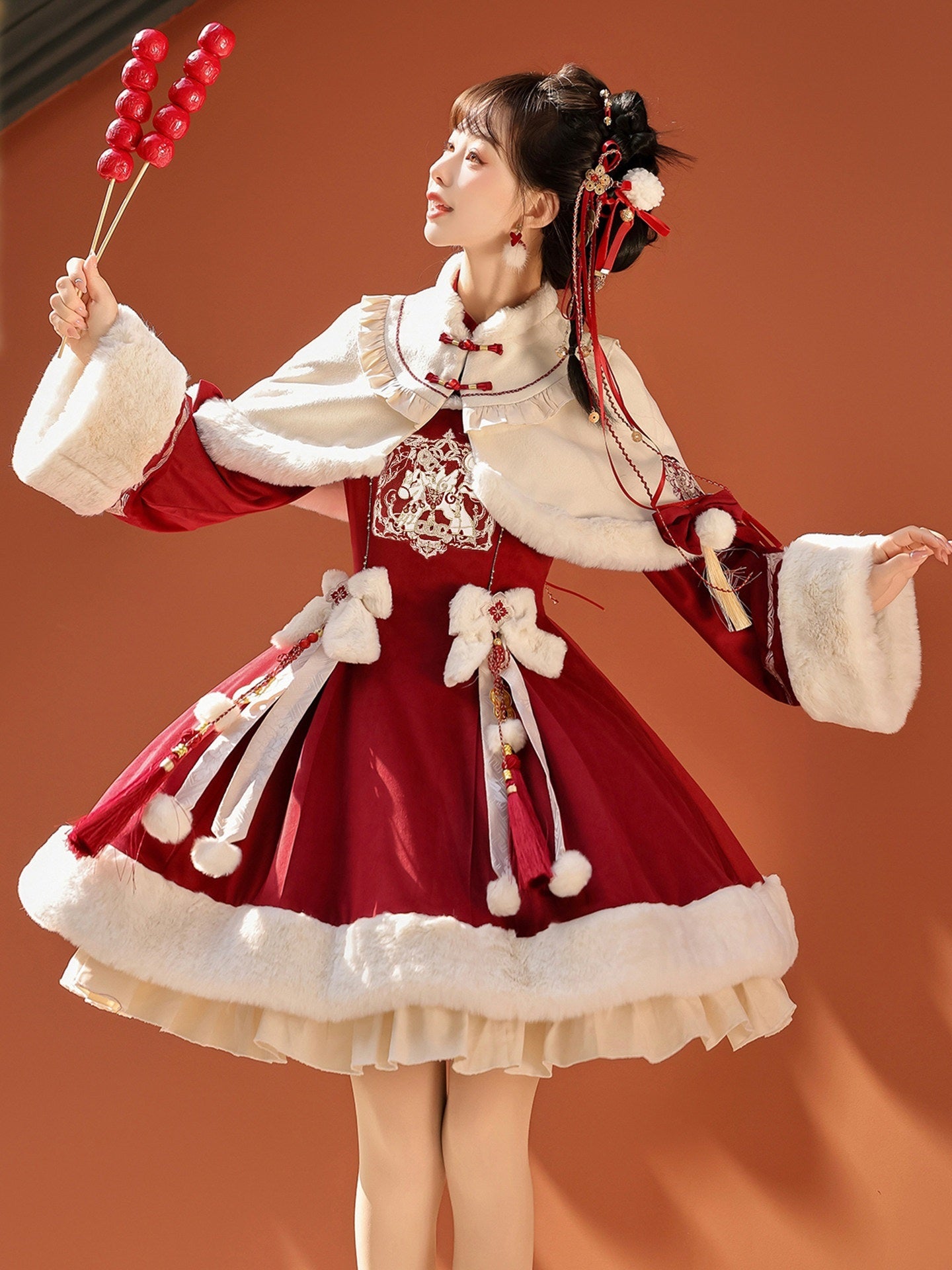 Sweet_Promise_Red_Lace_Up_Lolita_Princess_A_Line_Women's_Polyester_Full_Coordination_Sets_749085581199_MISSTT