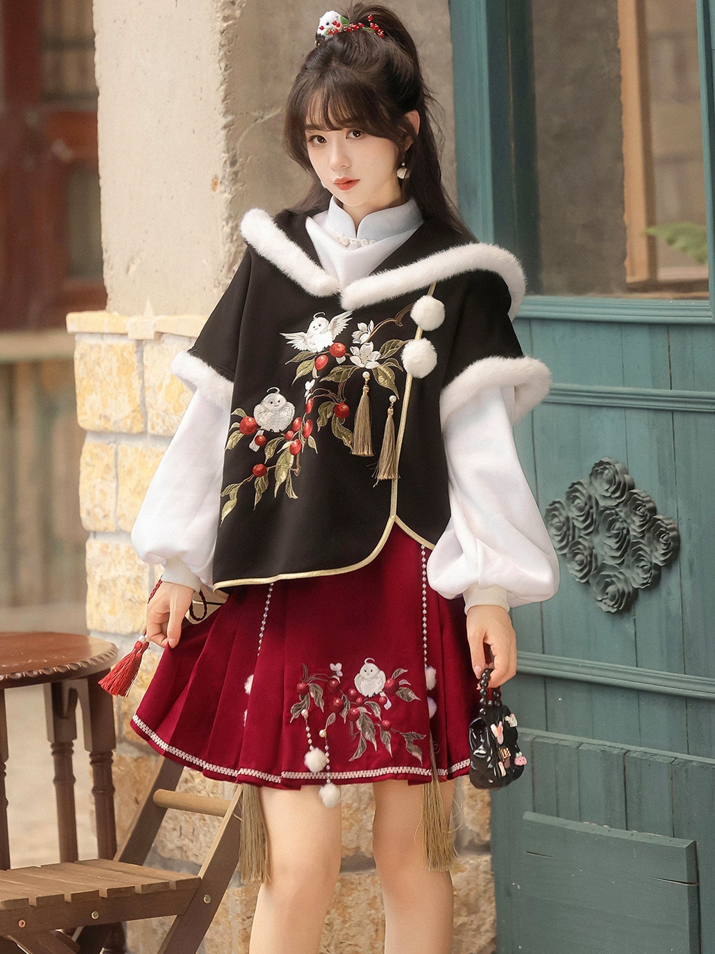 Sweet_Promise_Red_Lace_Up_Lolita_Princess_A_Line_Women's_Polyester_Full_Coordination_Sets_749085581199_MISSTT