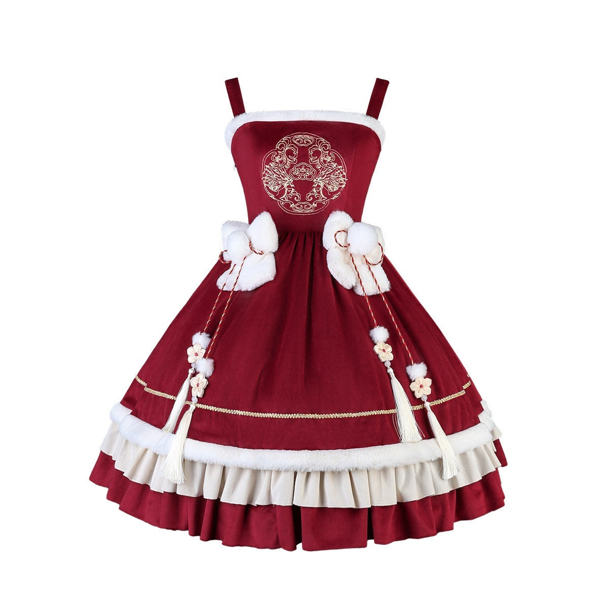 Sweet_Promise_Red_Lace_Up_Lolita_Princess_A_Line_Women's_Polyester_Full_Coordination_Sets_749085581199_MISSTT