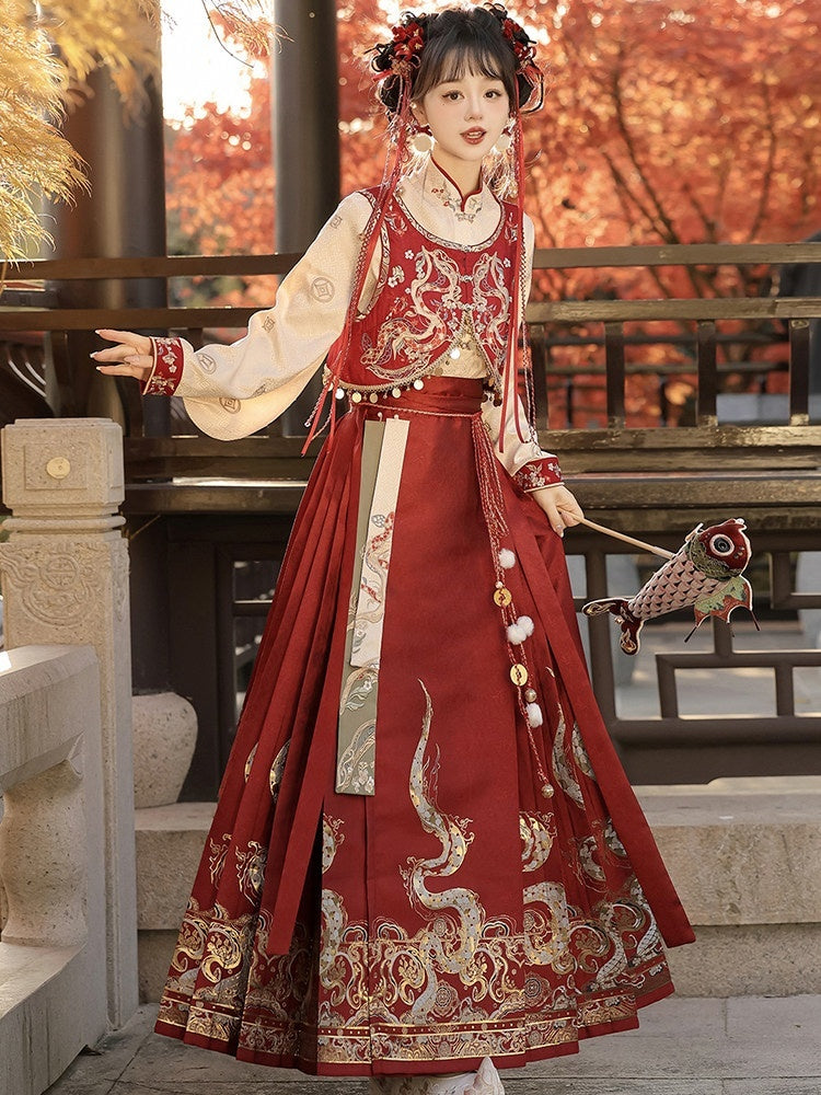Sweet_Promise_Red_Ming_Mamian_Battle_Robe_Women's_Polyester_Fiber_Skirt_Sets_866112025596_MISSTT