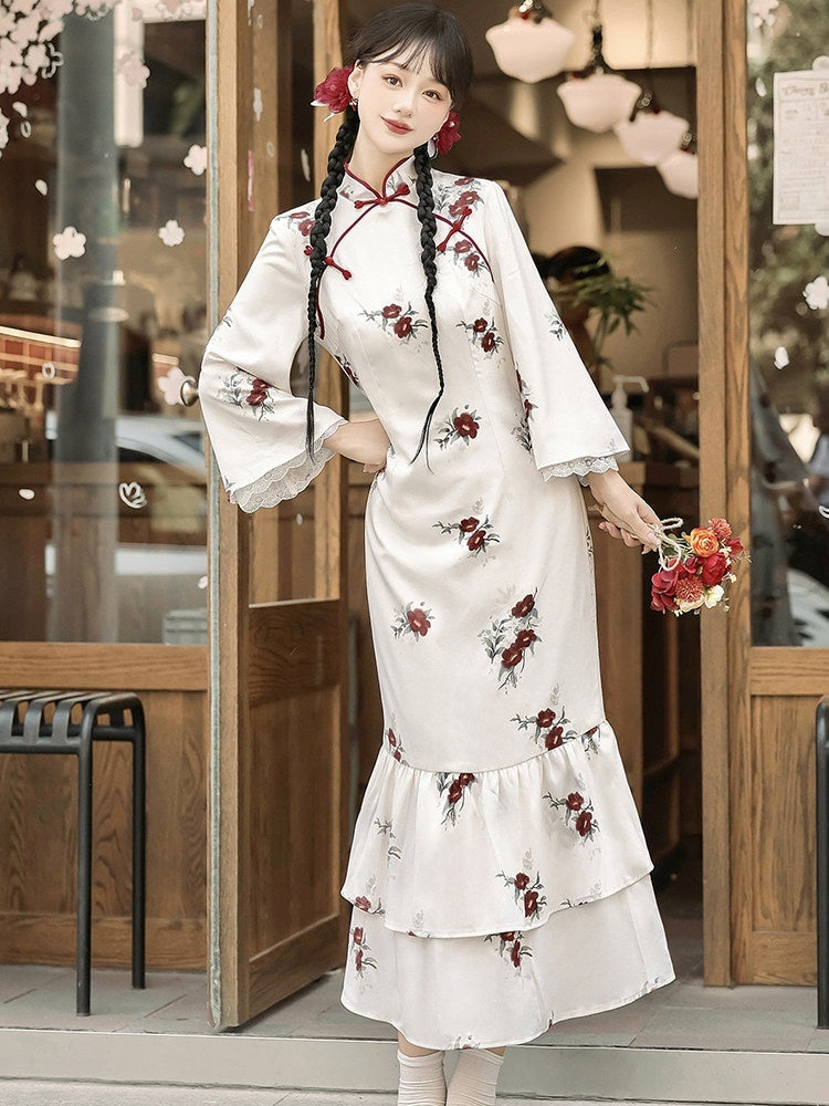 Sweet_Promise_Retro_Chinese_Floral_Cheongsam_Cape_Set_Women's_Polyester_Long_Sleeve_Op_865779598685_MISSTT