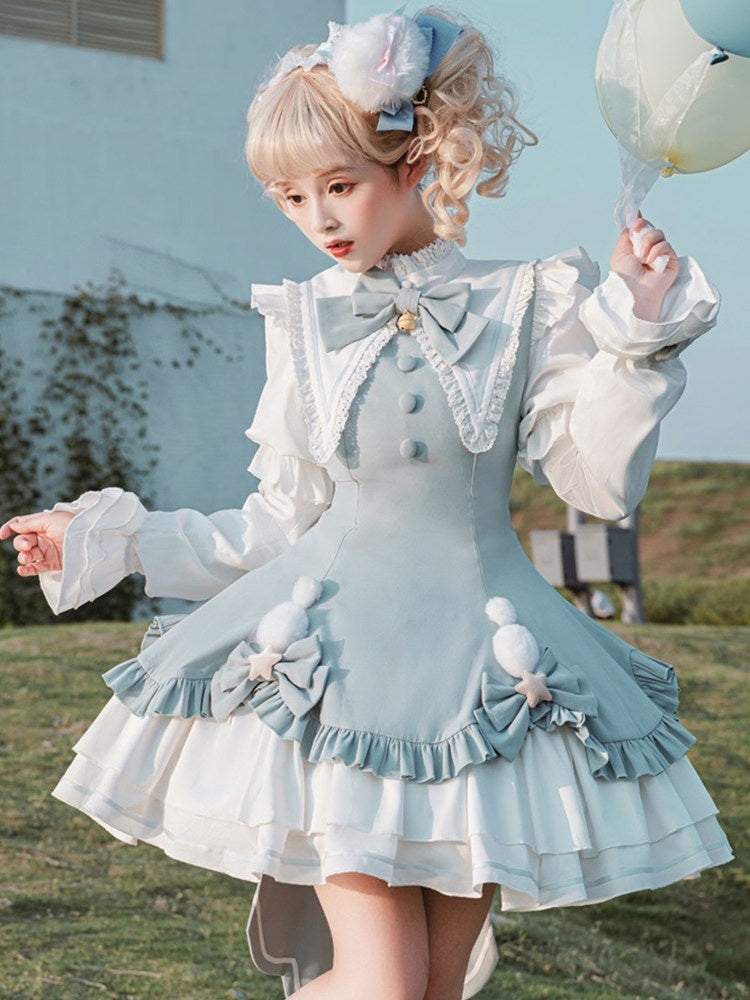 Sweet_Promise_Ruffle_High_Waist_Lolita_A_Line_Round_Neck_Women's_Polyester_Long_Sleeve_Op_735898449894_MISSTT