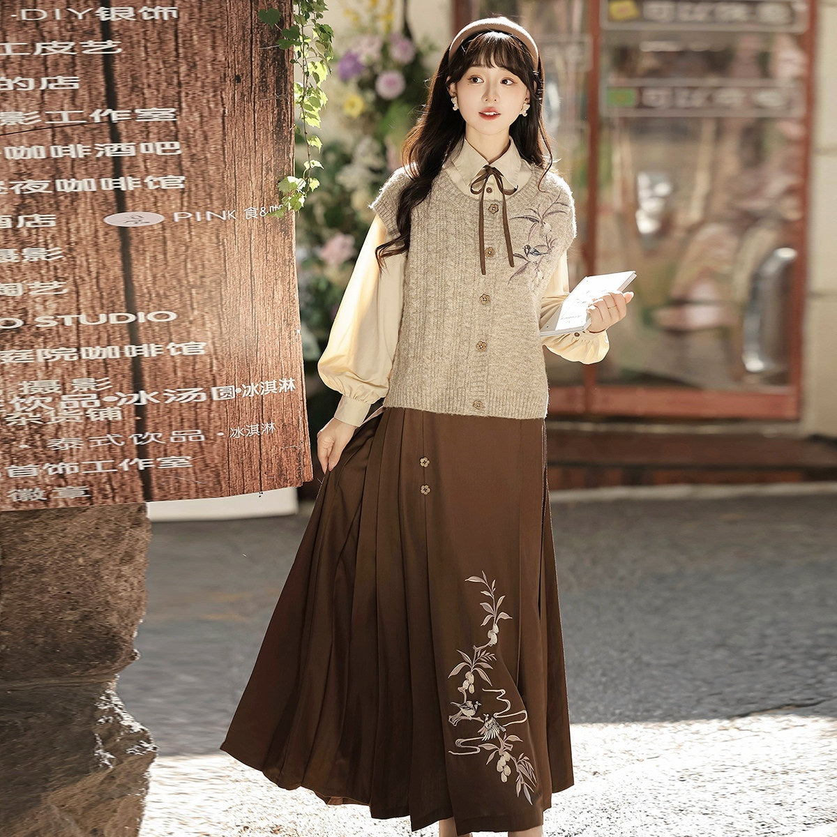 Sweet_Promise_Scenic_Hanfu_Inspired_Mamian_A_Line_Mid_Waist_Women's_Polyester_Skirt_Sets_842718651408_MISSTT