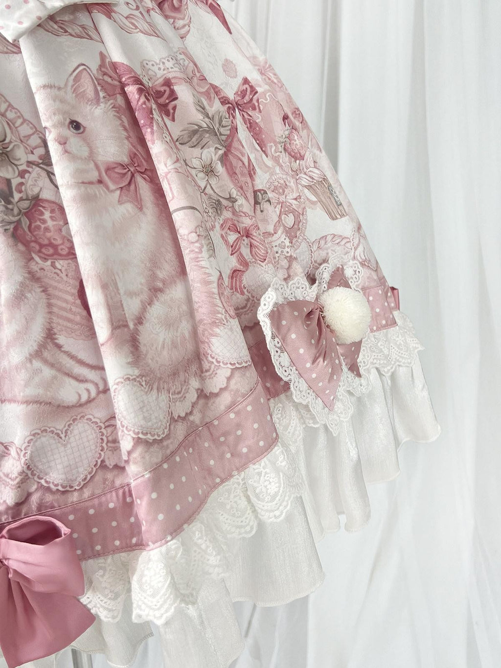 Sweet Promise Sweet Lolita Cake Skirt Doll Collar Cape Schoolgirl Women's Long Sleeve Op