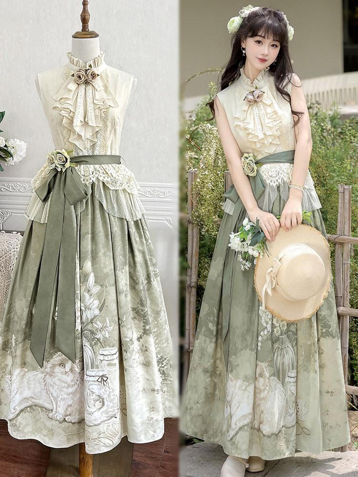 Sweet Promise Sweet Lolita Princess Everyday Elegant Women's Jsk / Jumper Skirts