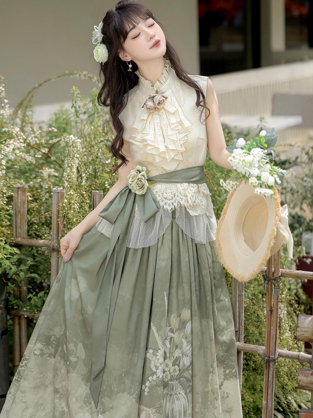 Sweet Promise Sweet Lolita Princess Everyday Elegant Women's Jsk / Jumper Skirts