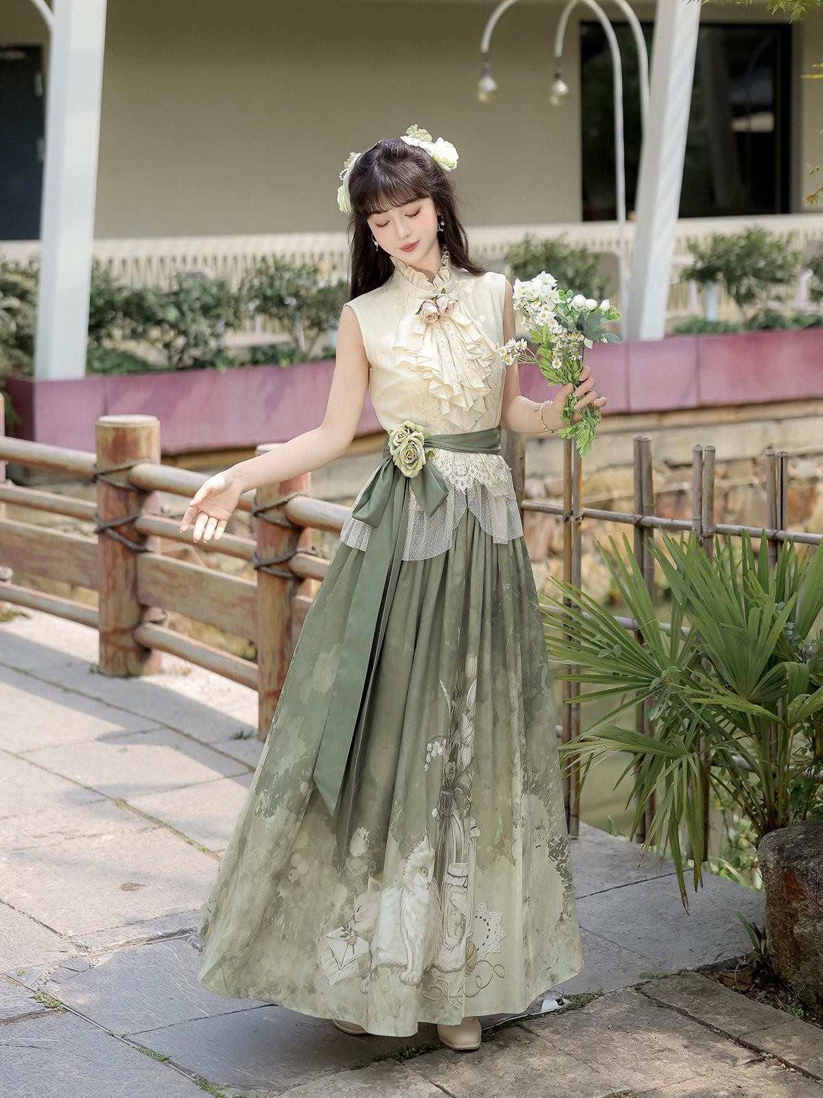 Sweet Promise Sweet Lolita Princess Everyday Elegant Women's Jsk / Jumper Skirts