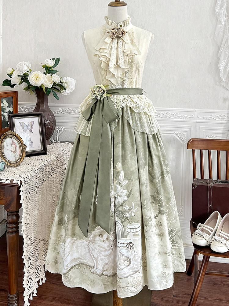 Sweet Promise Sweet Lolita Princess Everyday Elegant Women's Jsk / Jumper Skirts