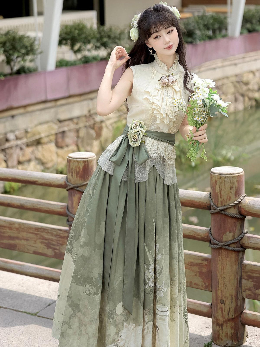 Sweet Promise Sweet Lolita Princess Everyday Elegant Women's Jsk / Jumper Skirts