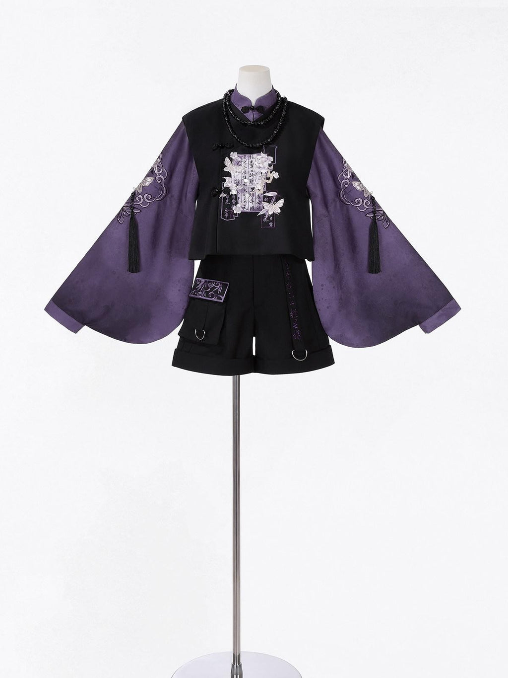 Sweet Promise Sweet Lolita Schoolgirl Three Piece Stand Collar Vest Shorts Women's Skirt Sets