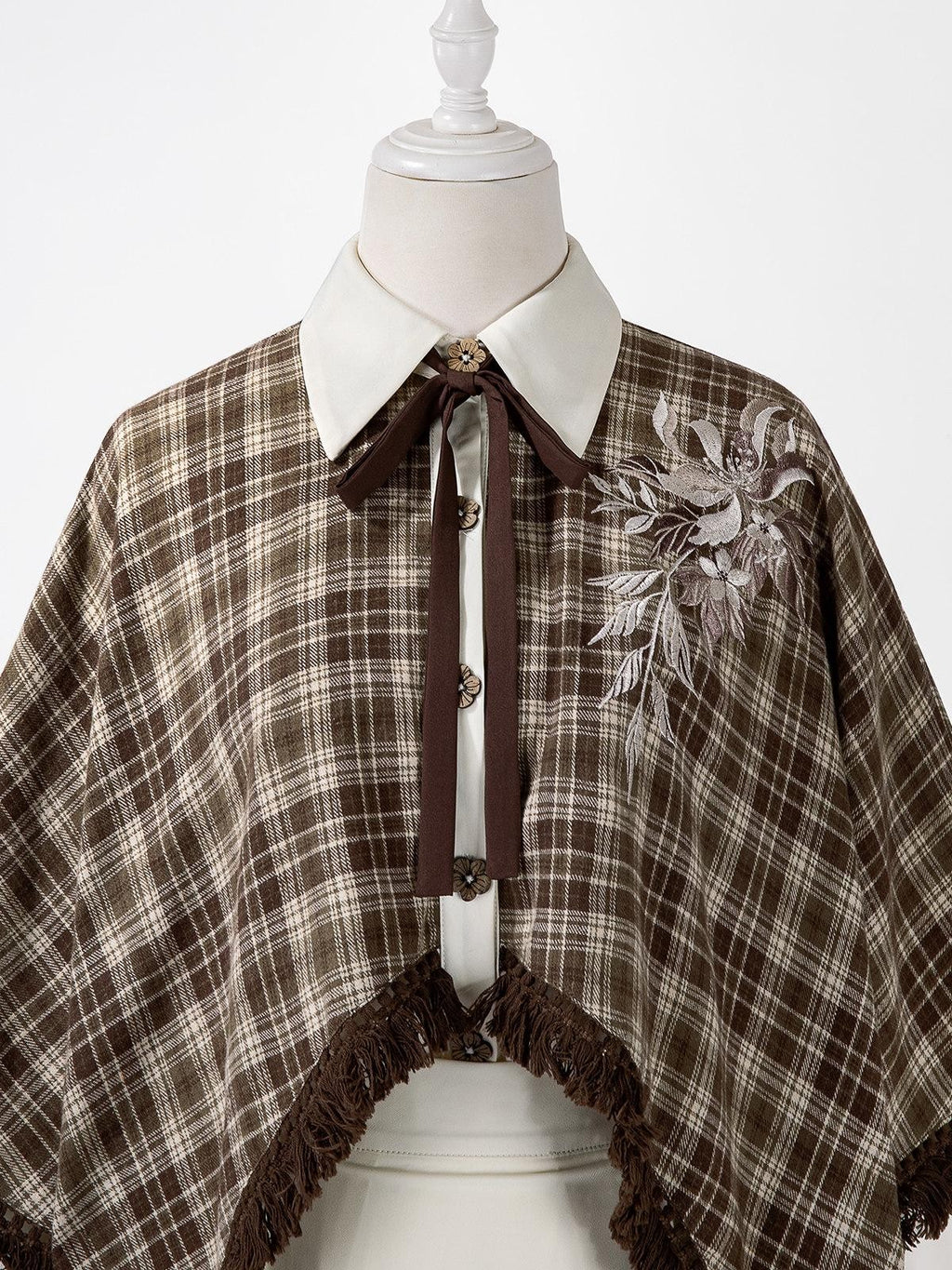 Sweet Promise Vintage Lolita Schoolgirl Shirt Collar Circle Skirt Women's Skirt Sets