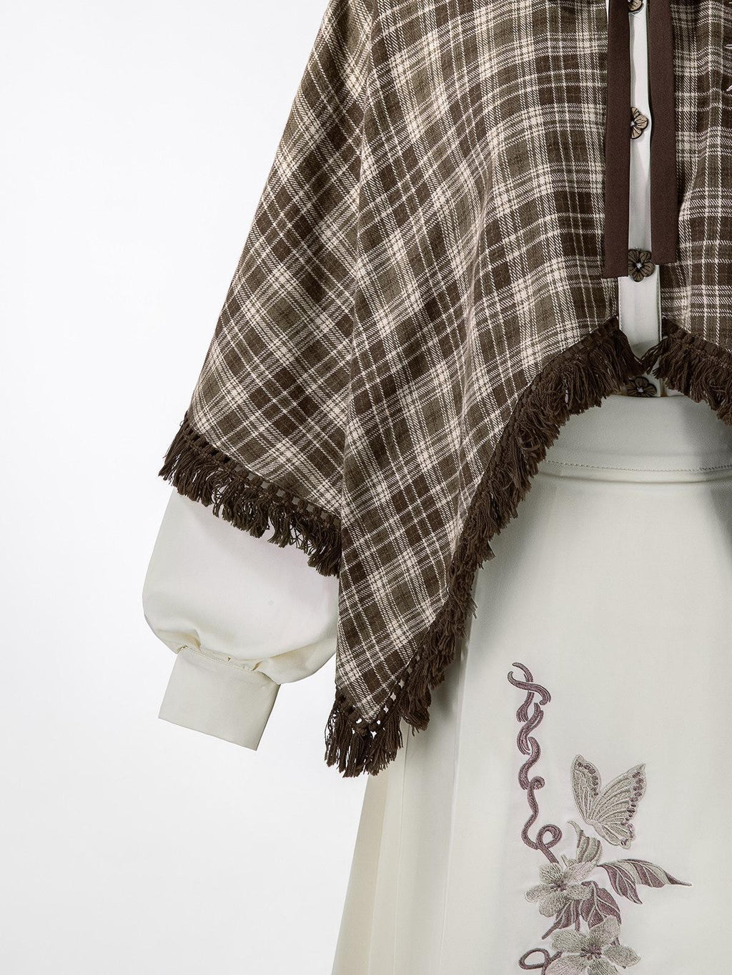 Sweet Promise Vintage Lolita Schoolgirl Shirt Collar Circle Skirt Women's Skirt Sets