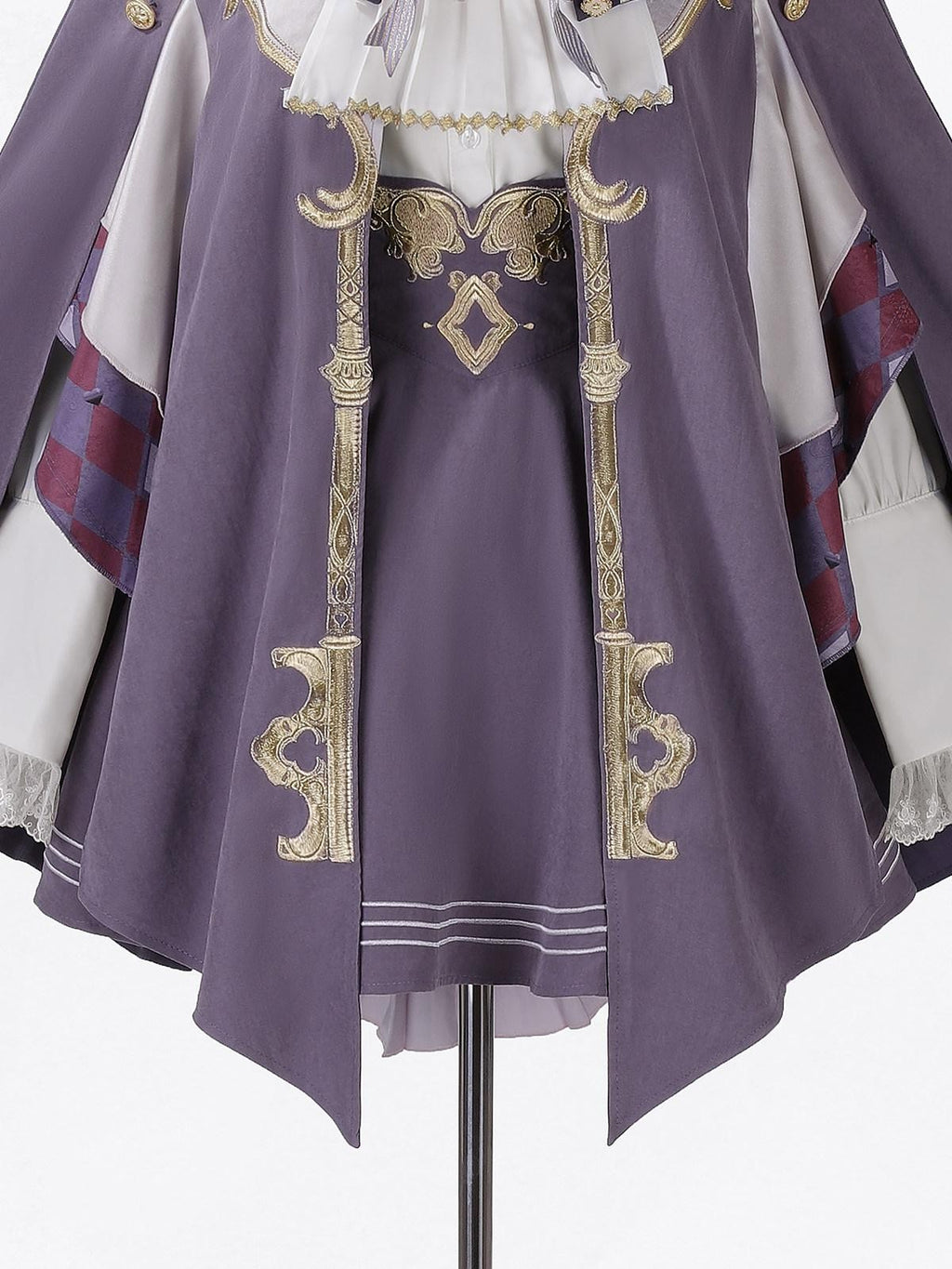 Sweet Promise Violet Gothic Lolita Academic Top Skirt Cloak Women's Skirt Sets