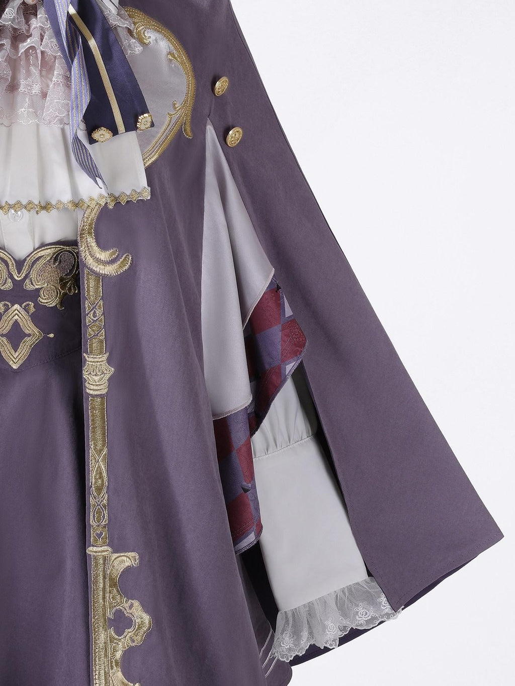 Sweet Promise Violet Gothic Lolita Academic Top Skirt Cloak Women's Skirt Sets