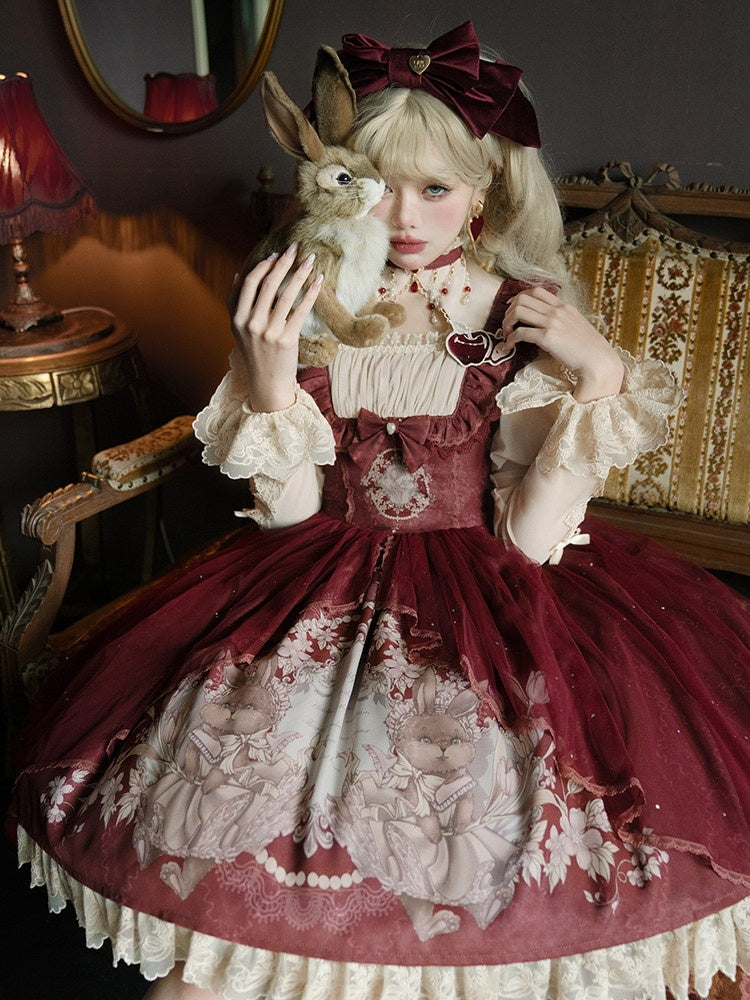 Sweet_Promise_Wine_Red_Lolita_Princess_Spaghetti_Strap_Two_Piece_Women's_Jsk_/_Jumper_Skirts_831103039628_MISSTT