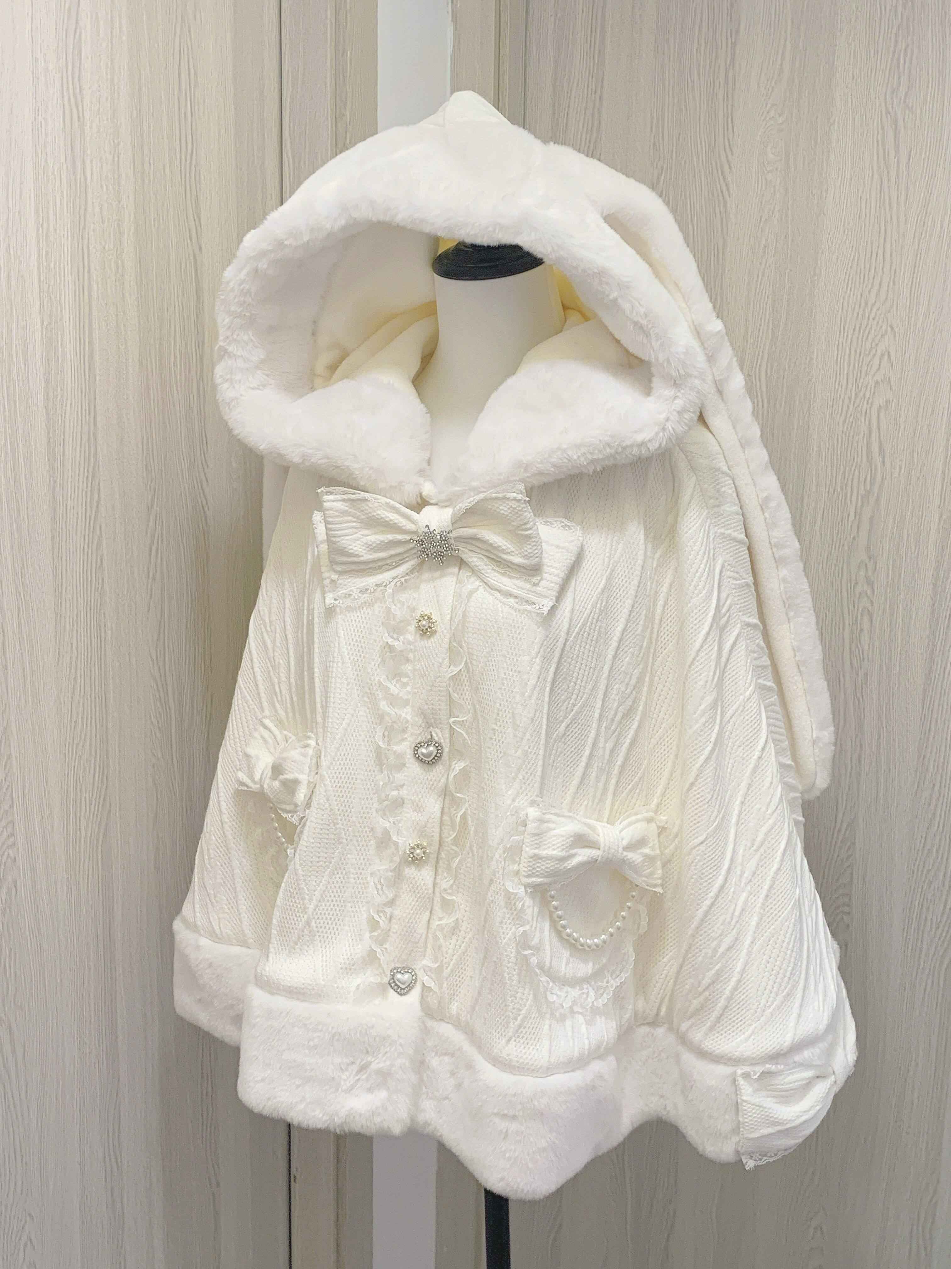Virtual_Paradise_Beige_Bunny_Ear_Hood_Bow_Pearl_Fur_Collar_Women's_Fleece_Lined_Long_Cloaks_842273639080_MISSTT