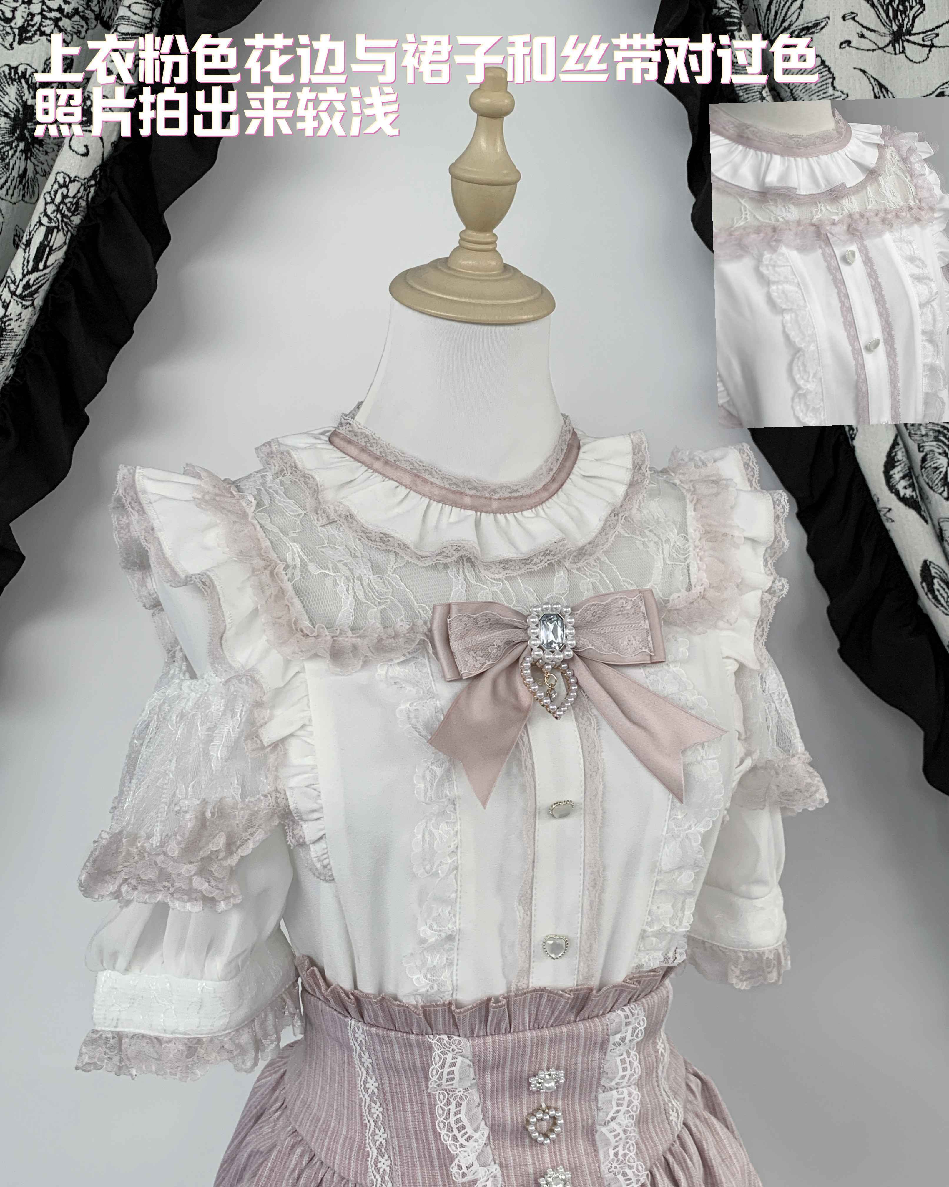 Virtual_Paradise_Kawaii_Japanese_Lace_Bow_Straight_Cut_Women's_Lace_Short_Sleeve_Op_1056336434835_MISSTT