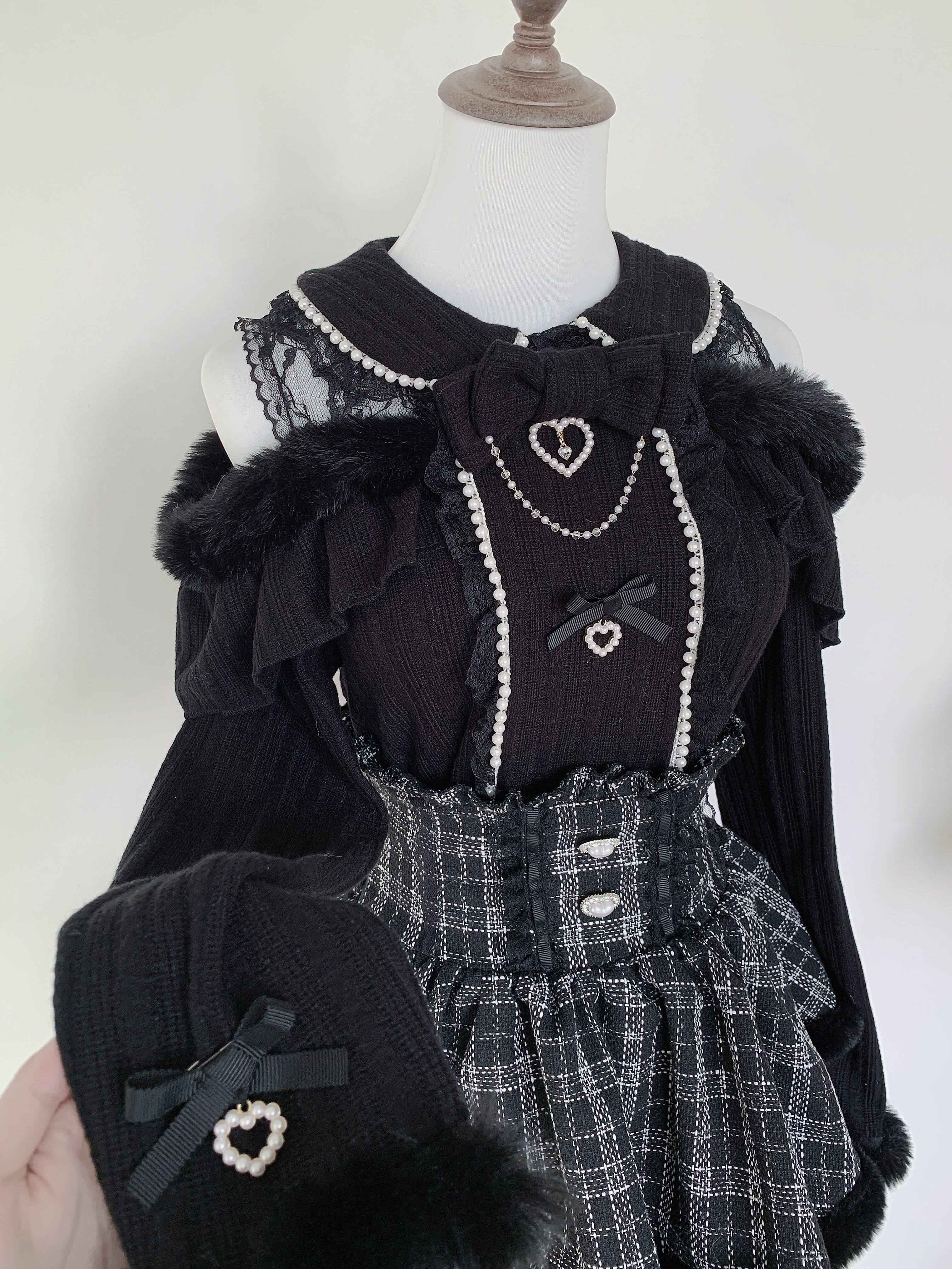 Virtual_Paradise_Pearl_Lace_Bow_Plush_Heart_Cute_Women's_Knitted_Long_Sleeve_Cutsews_860036730936_MISSTT