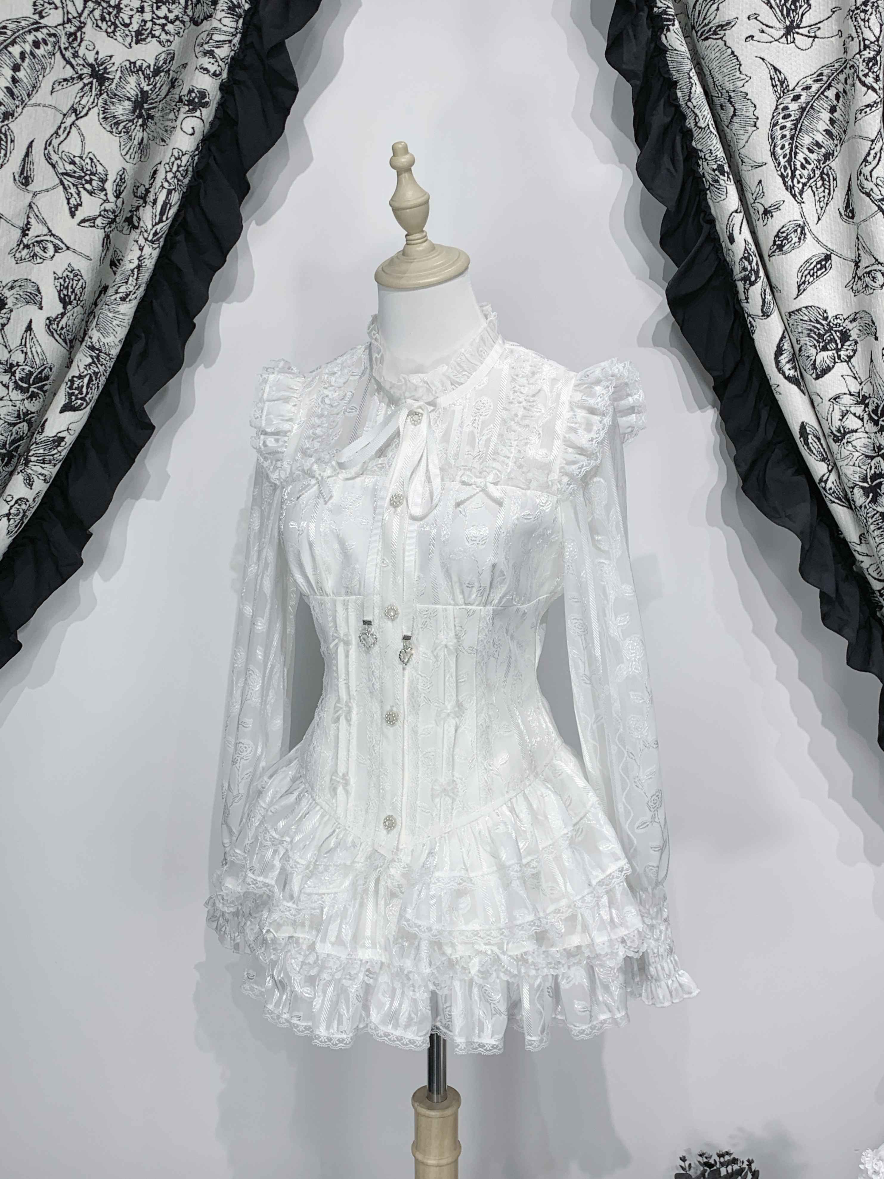Virtual_Paradise_Rose_Cutwork_Lace_Pumpkin_Bloomers_Women's_Sheer_Long_Sleeve_Blouses_1009797781837_MISSTT