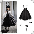 With_PUJI_Black_White_Lace_Hem_Bustier_Lolita_Women's_Full_Coordination_Sets_1009847717149_MISSTT