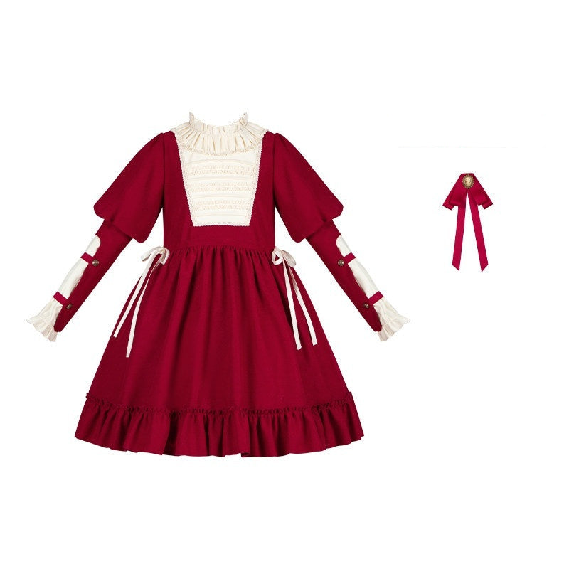 With_PUJI_Doll_Lace_Stand_Collar_Contrast_Ruffle_Women's_Polyester_Long_Sleeve_Op_1014735645979_MISSTT
