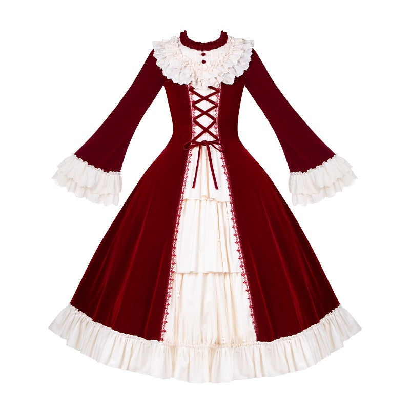 With_PUJI_Lace_Stand_Collar_Ruffle_Trim_Open_Front_Women's_Long_Sleeve_Op_1002074221811_MISSTT