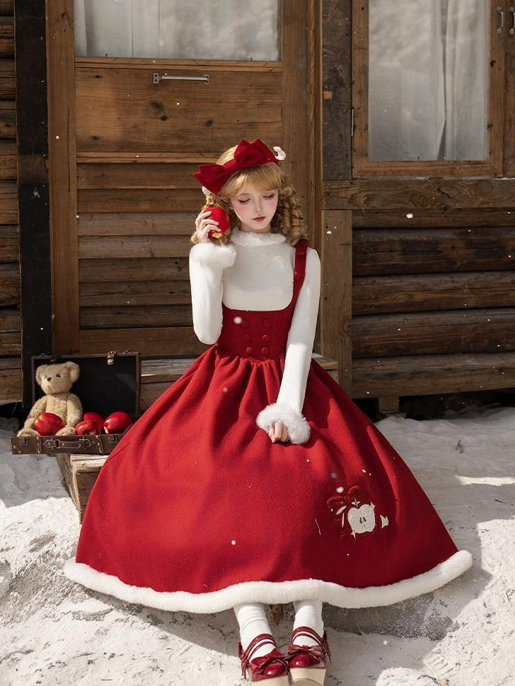 With PUJI Quilted Cloak Detachable Bow Adjustable Straps Long Underbust Women's Jsk Sets