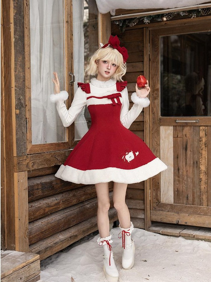 With PUJI Quilted Cloak Detachable Bow Adjustable Straps Long Underbust Women's Jsk Sets