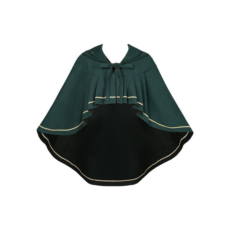 With_PUJI_Ruffle_Hem_Bustier_Shirt_Cape_School_Style_Women's_Full_Coordination_Sets_981593920743_MISSTT