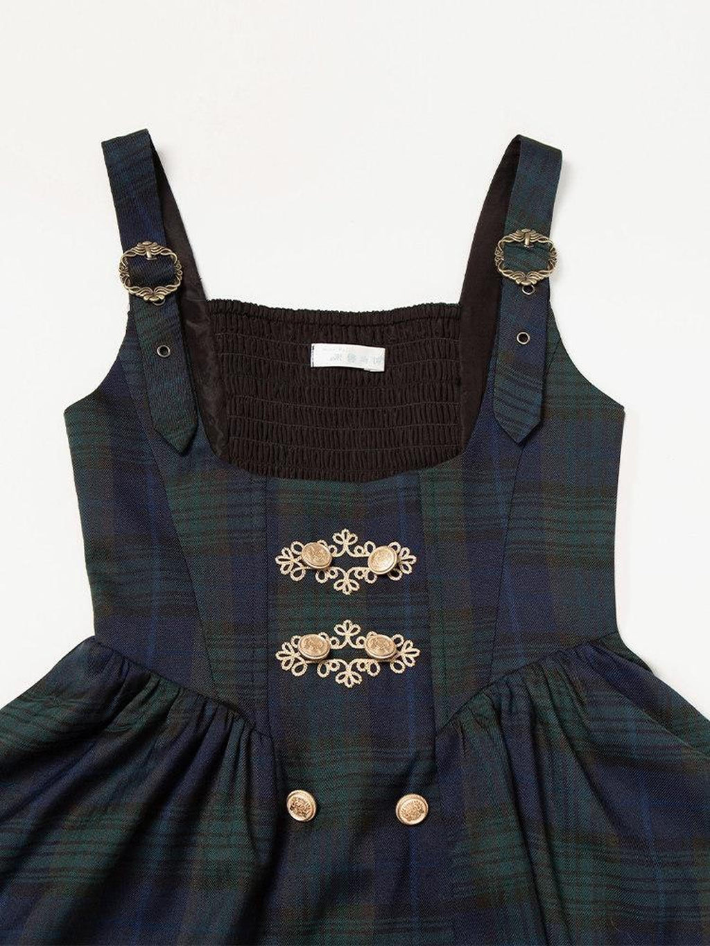 With PUJI Ruffle Hem Bustier Shirt Cape School Style Women's Full Coordination Sets