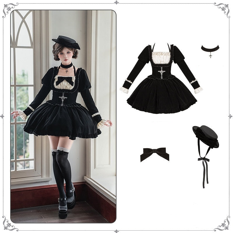 With_PUJI_Square_Neck_Waist_Boning_Lolita_Women's_Velvet_Long_Sleeve_Op_990037645288_MISSTT