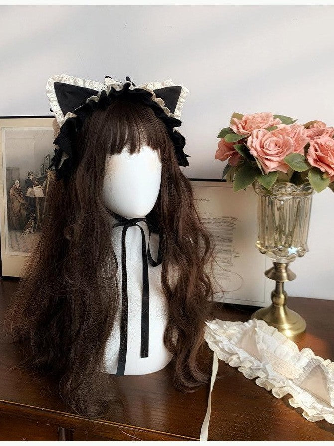 With PUJI Two Tone Cat Ear Shapeable Soft Aluminum Wire Women's Kc / Headbands